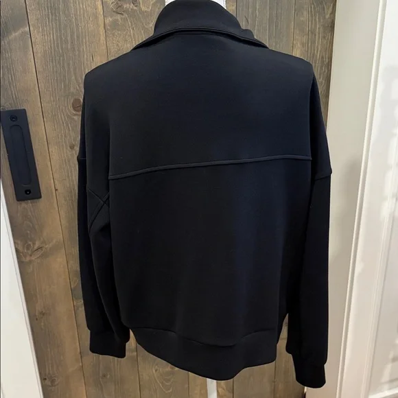 Varley Black Garcia Zip Through Sweatshirt NWOT - Picture 7 of 9